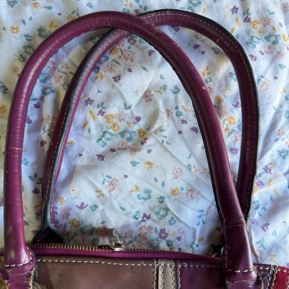 Coach Multicolor Patchwork Leather Tote Shoulder … - image 6